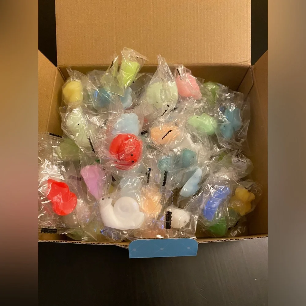 70 piece mochi squishy fidget stress / anxiety sensory